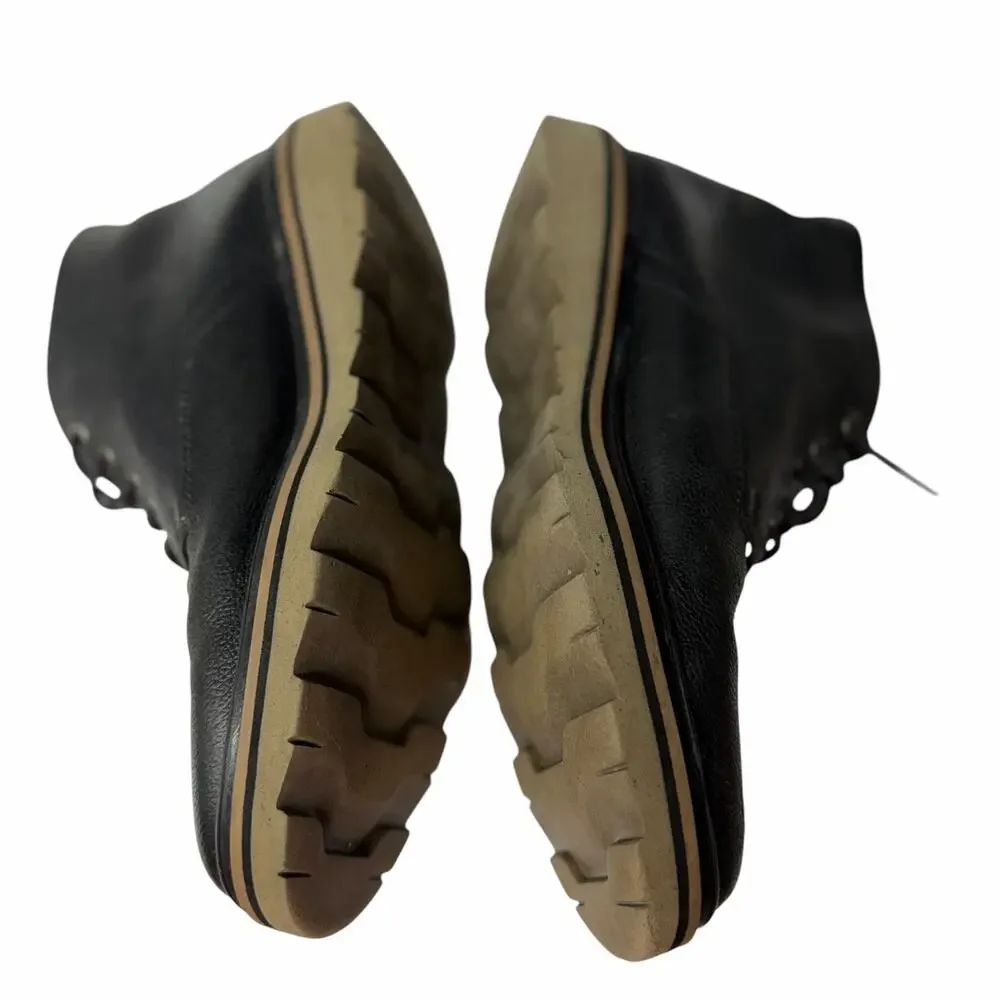 Clarks TOR ExtraLight Men's Black Leather Chukka Boots Size 9.5 (UK 8.5/EU 42.5)